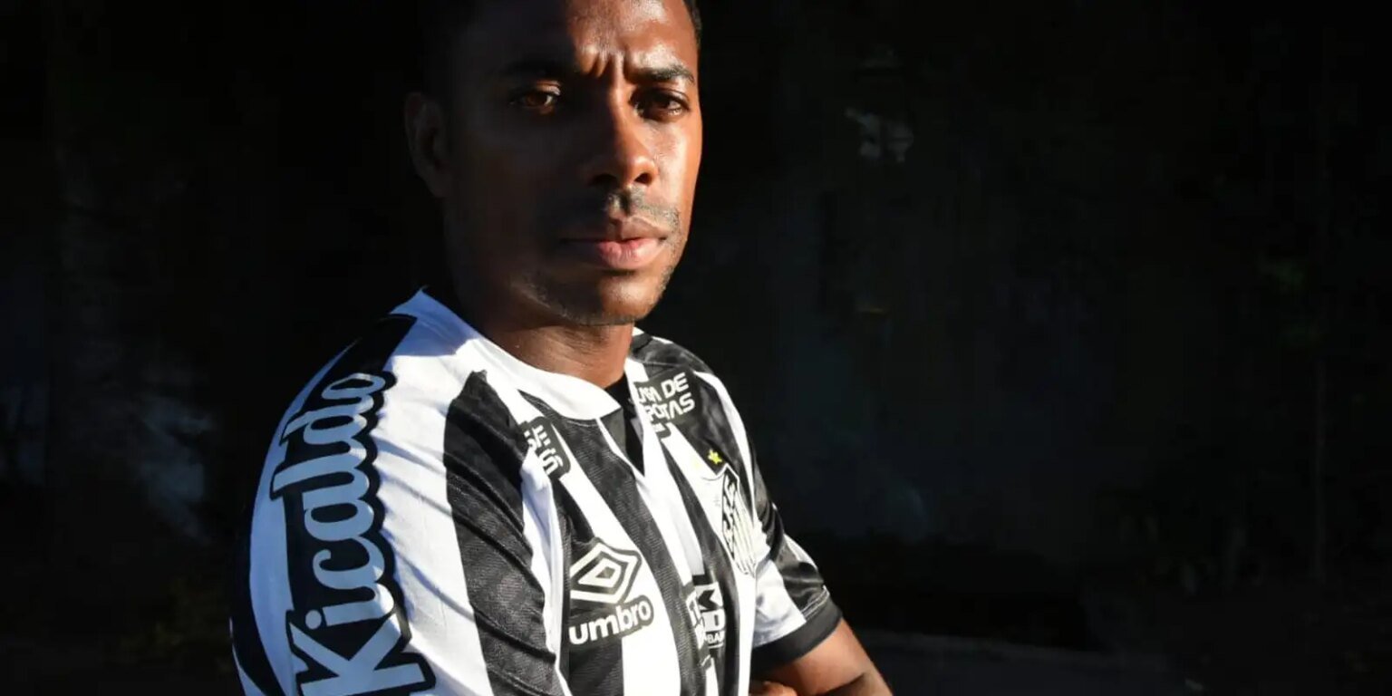 robinho divulgacao santos