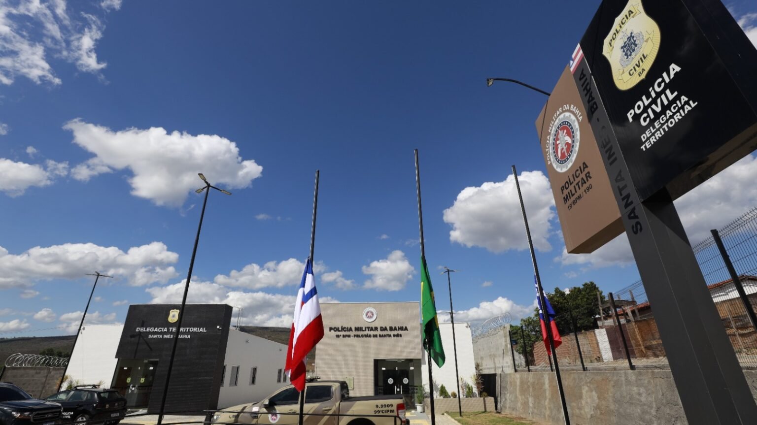 Estado investe R$ 3 milhões em quinta Unidade Integrada da Polícia Civil e Militar no Vale do Jiquiriçá Logo