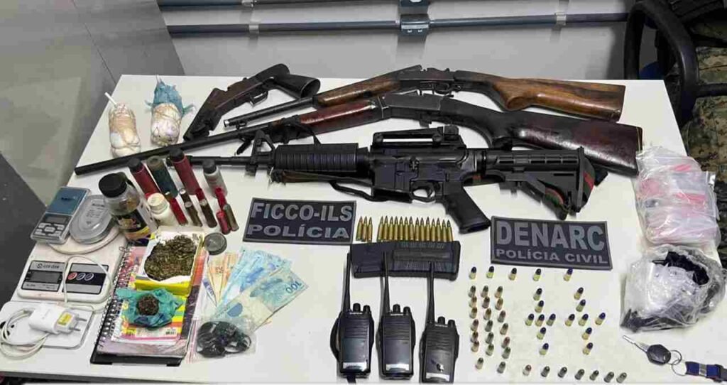 salvador noticia apreensao de armas e fuzil