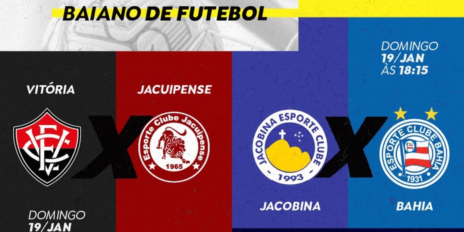 Dois jogos do Campeonato Baiano serao transmitidos pela TV Brasil