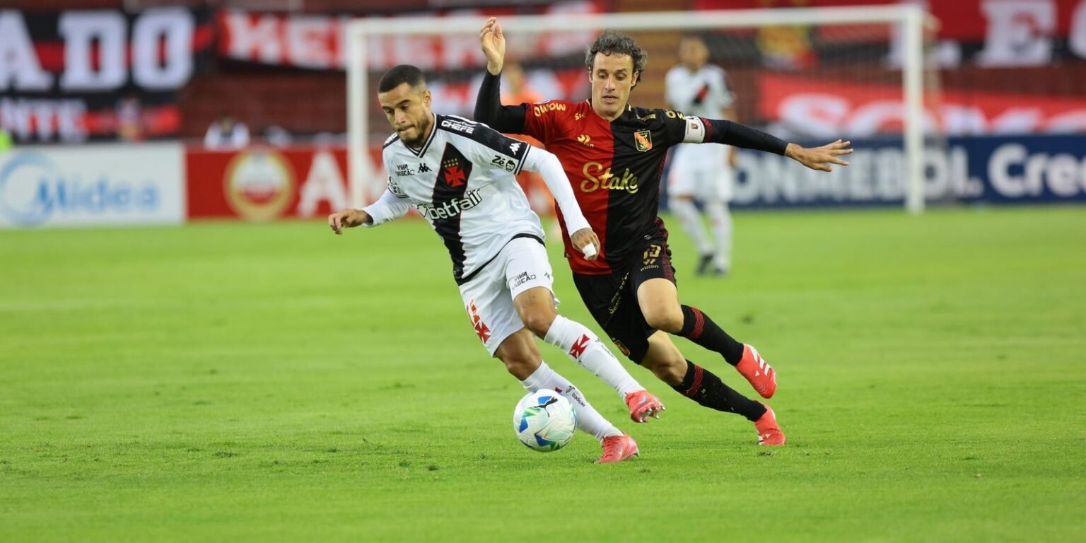 Vasco abre vantagem mas cede empate ao Melgar pela Sul Americana