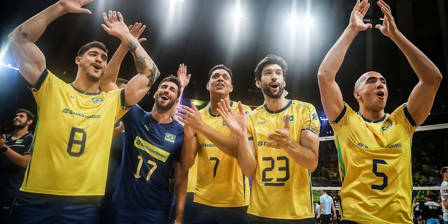 Embalado Brasil faz 3 a 0 na invicta Eslovenia na