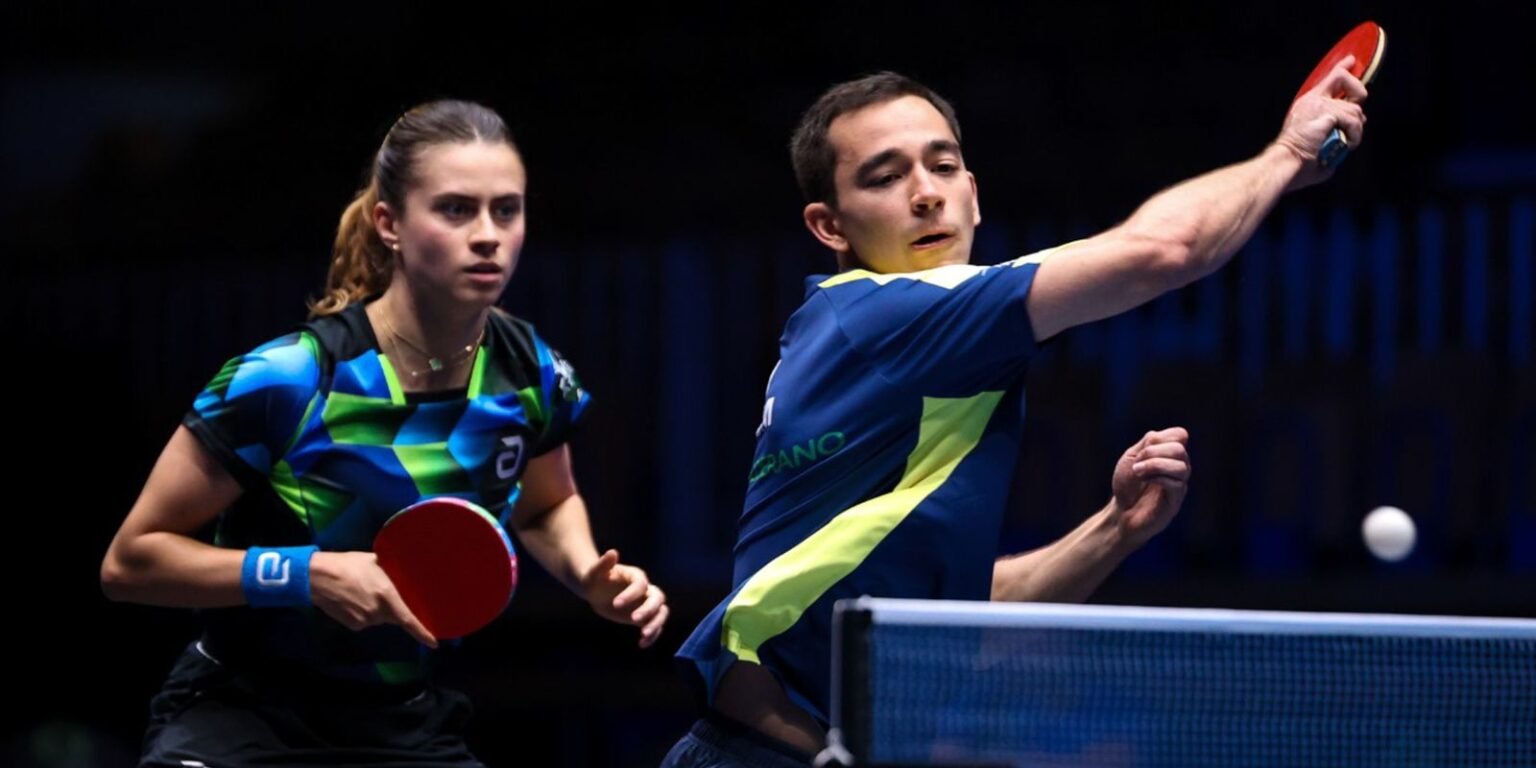 Hugo Calderano e Bruna Takahashi vao a final de torneio