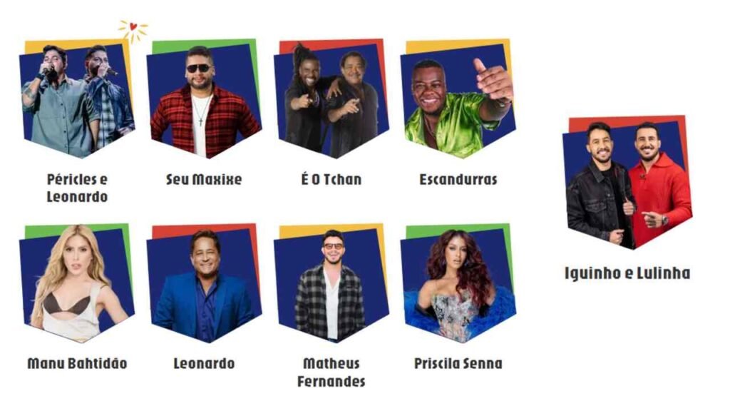 PROGRAMACAO DE HOJE PARQUE DE EXPOSICOES