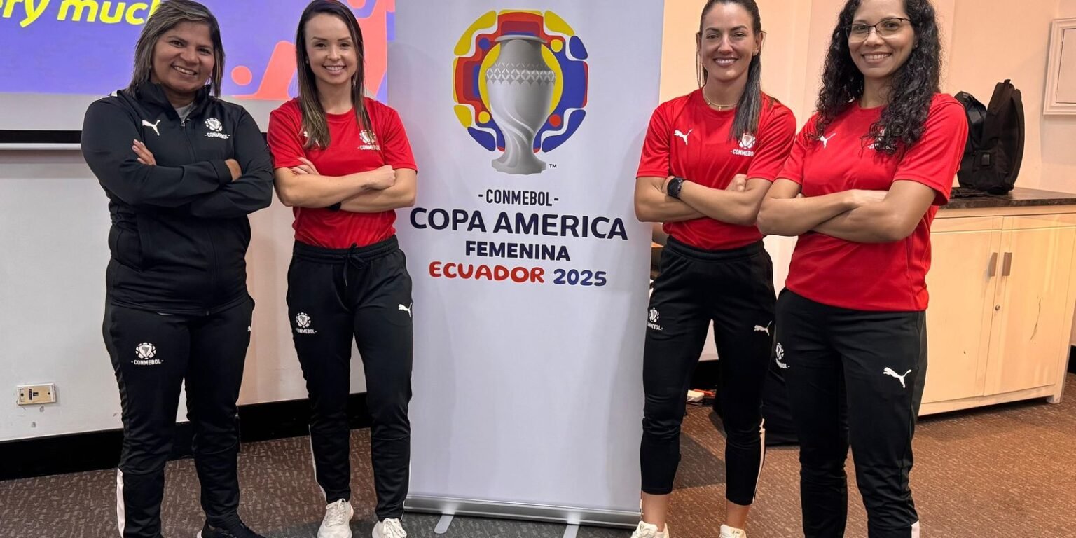 Brasileiras apitam abertura da Copa America Feminina