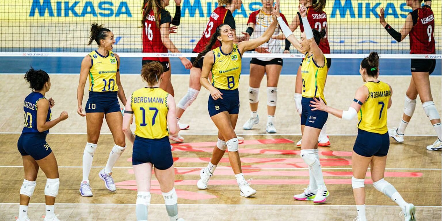 Volei Brasil vence Alemanha e encara Japao na semi da