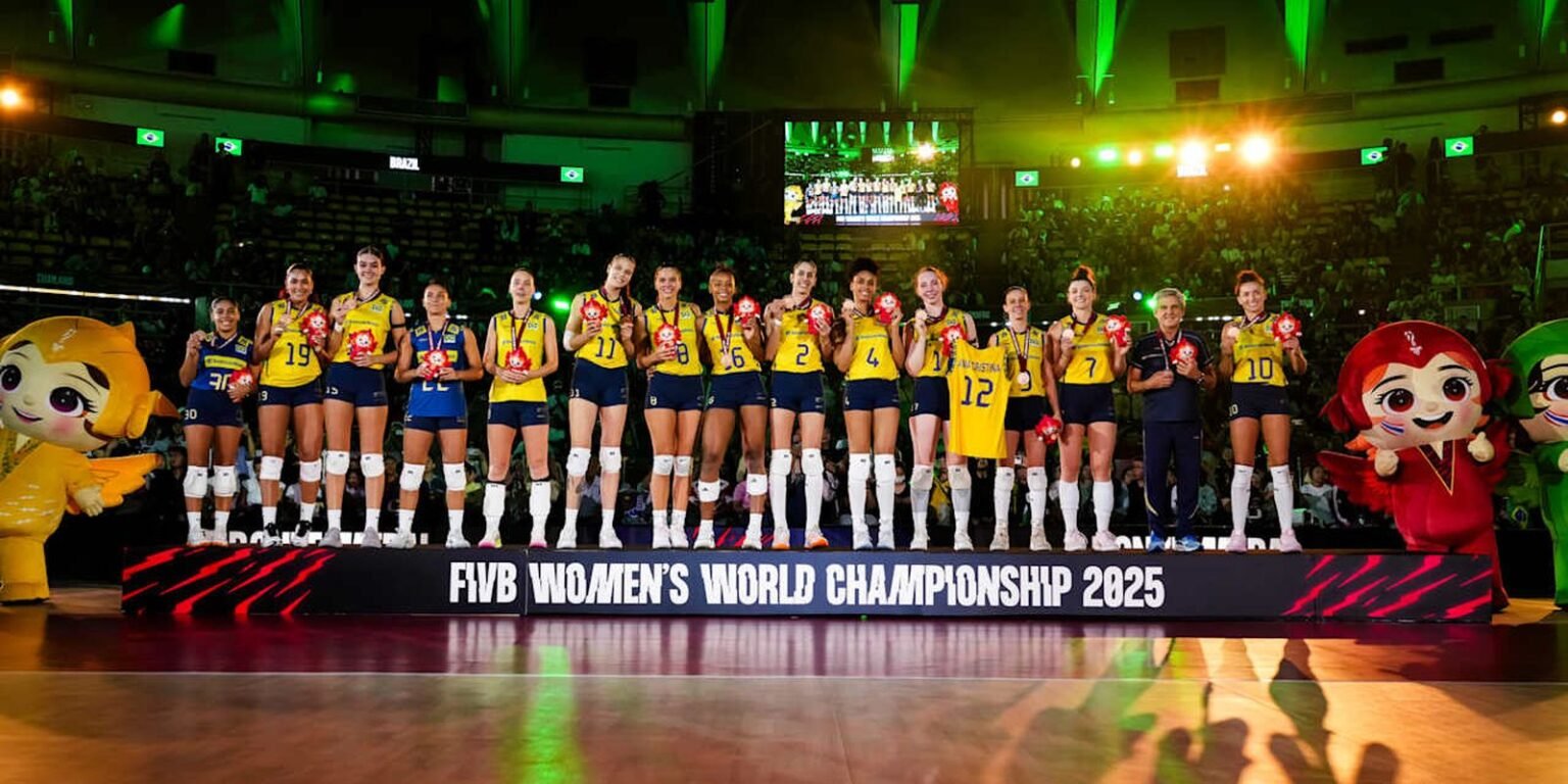 Brasil garante bronze no Campeonato Mundial de volei feminino
