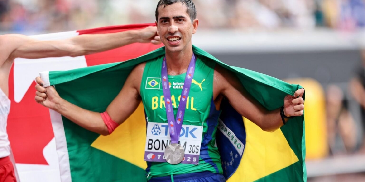 Caio Bonfim e prata na prova de 35 km do