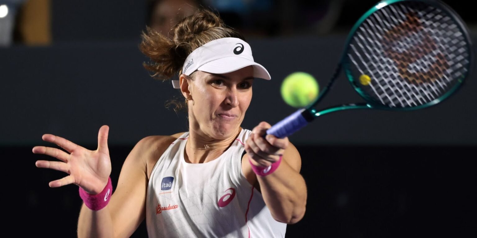 Com eliminacao em Seul Bia Haddad tera queda no ranking