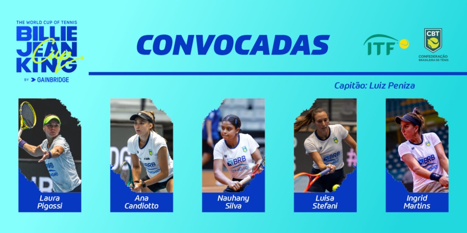 Tenis selecao e convocada para playoffs da Billie Jean King