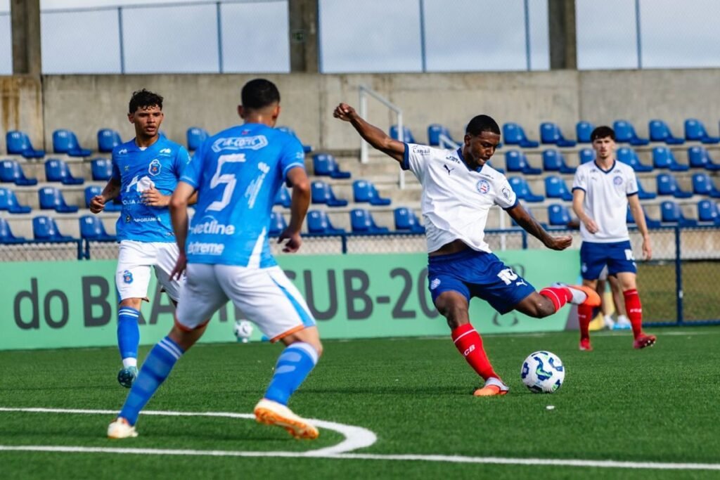 Bahia goleia por 7 a 0 e avança à 2ª fase da Copa do Brasil sub-20 bahia sub 20 roger