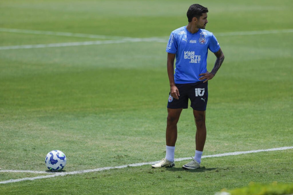 Bahia começa preparação para enfrentar o São Paulo; como foi o dia no CT rodrigo nestor13