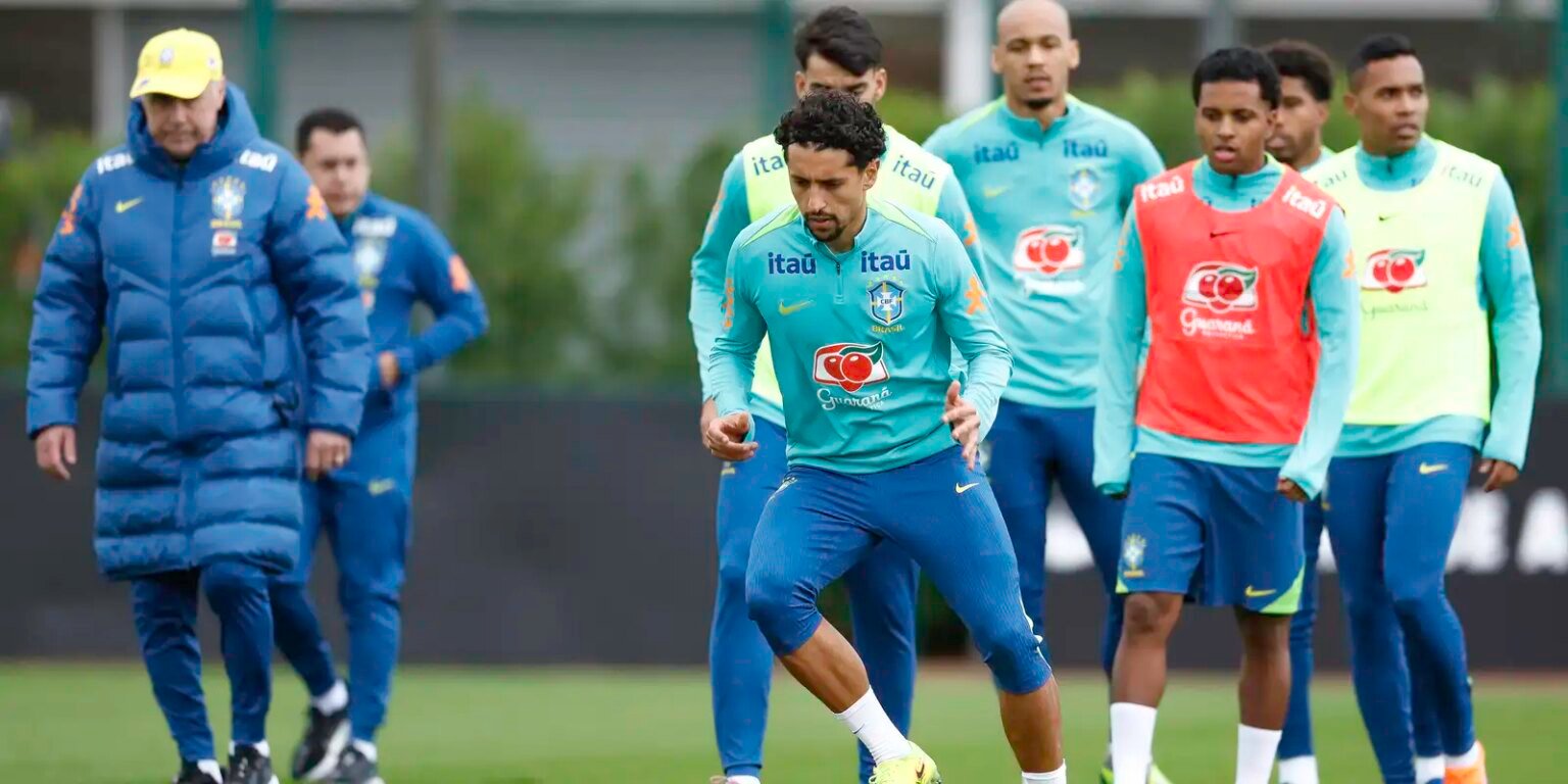 Com equipe completa Ancelotti comanda atividade em Londres