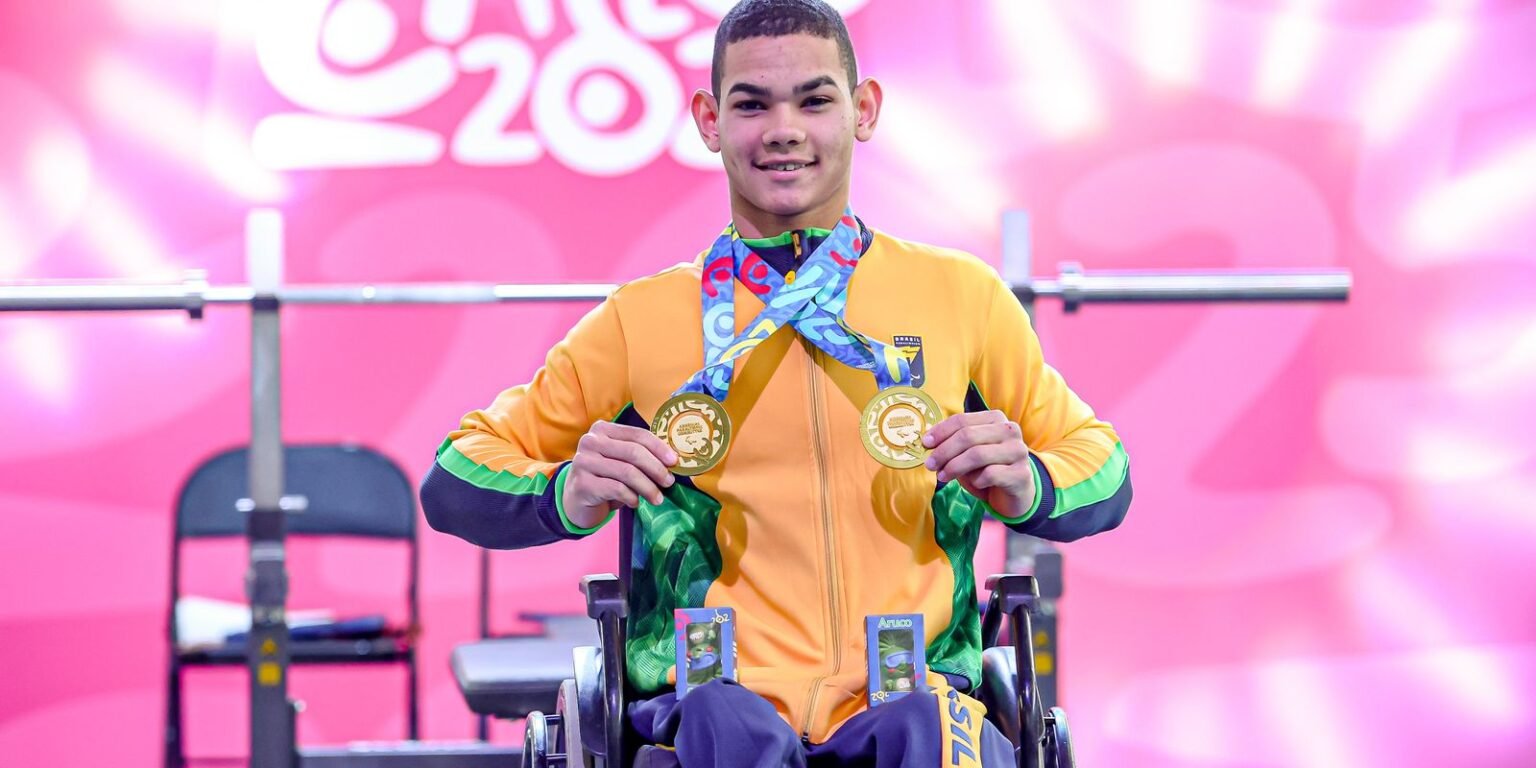 Parapan de jovens Brasil conquista 12 medalhas em dia de