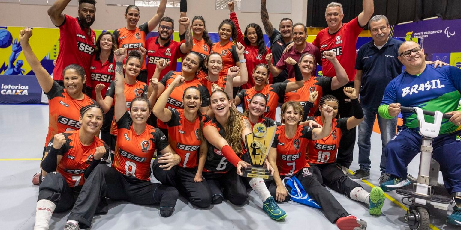 Sesi-SP conquista Campeonato Brasileiro de vôlei sentado feminino Sesi SP conquista Campeonato Brasileiro de volei sentado feminino