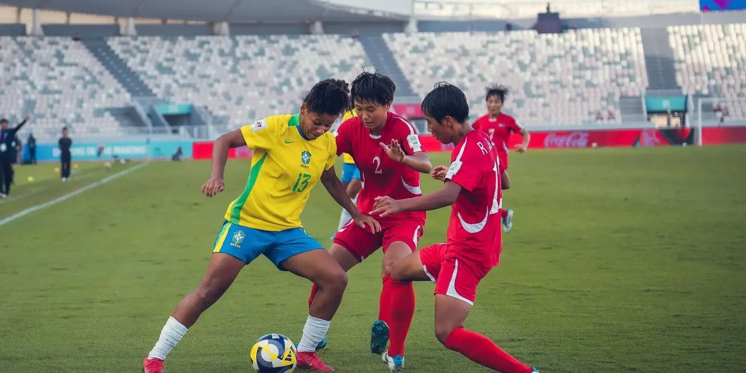 coreia do norte 2 a 0 brasil munidal fem sub 17 2025