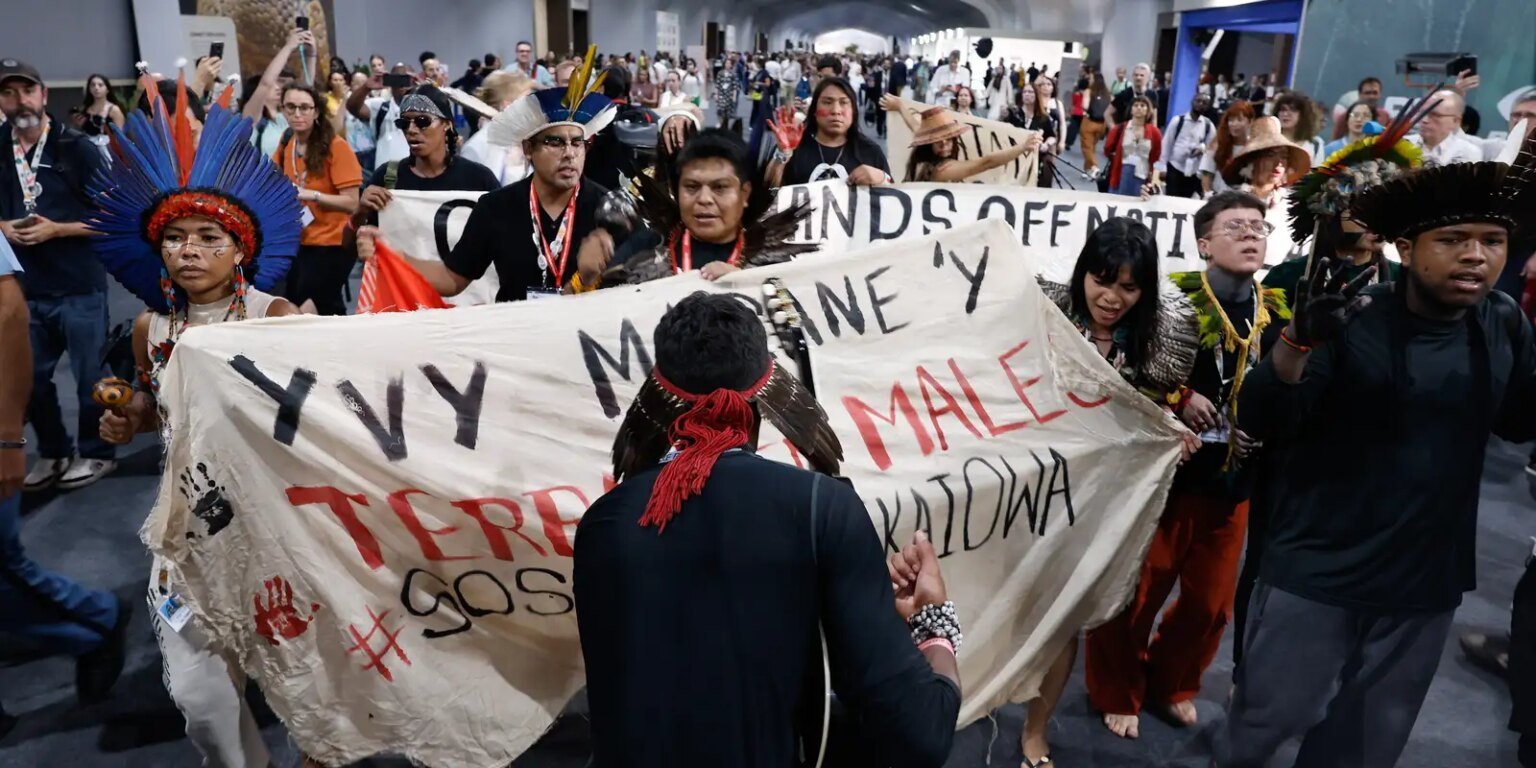Demarcação de terras e maior participação mobilizaram protestos na COP rbr1199