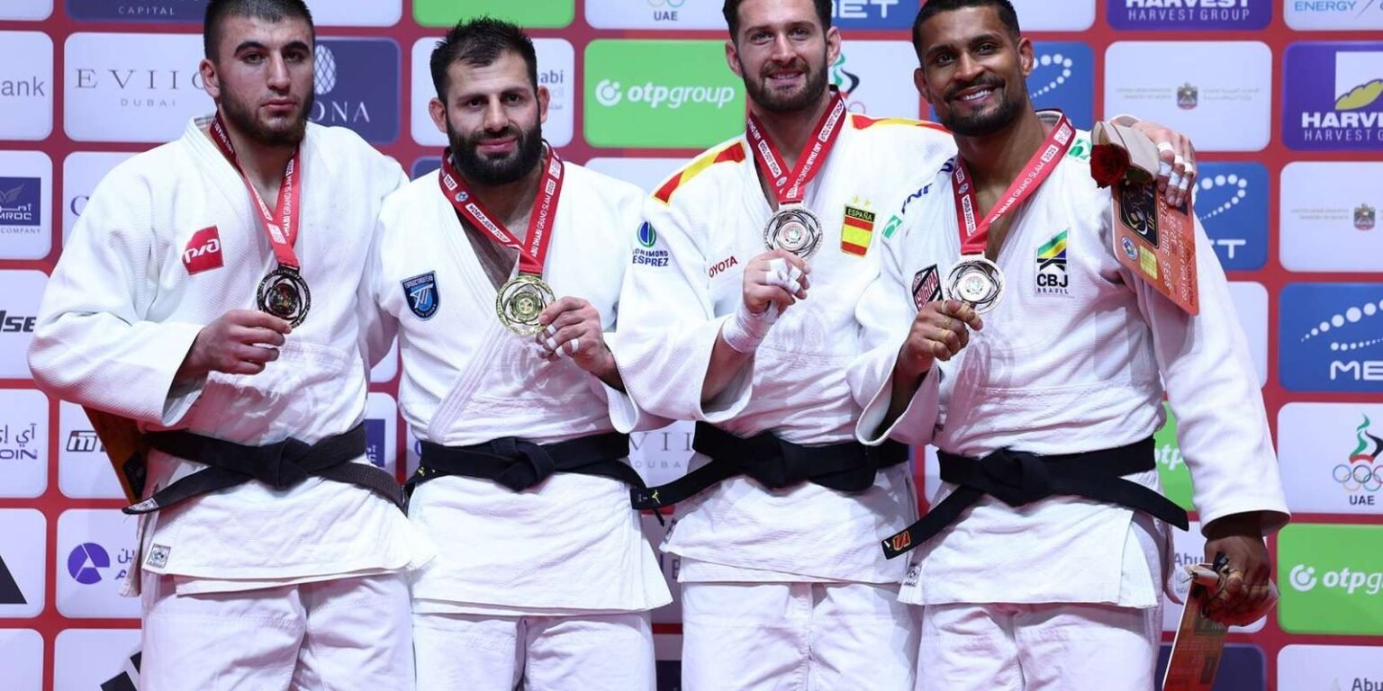 Judo Leonardo Goncalves leva bronze no Grand Slam de Abu