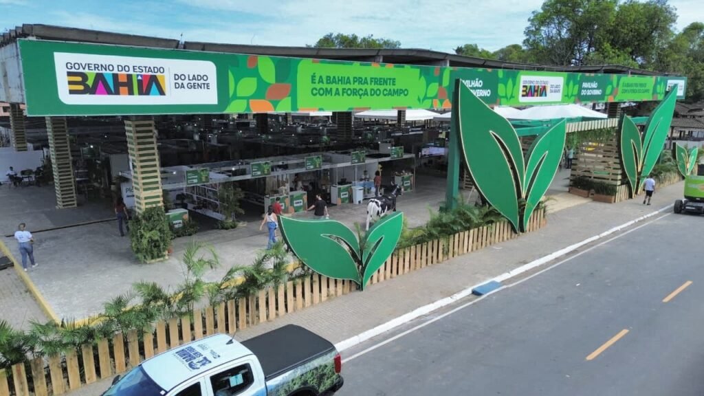 Fenagro 2025: Encontro nesta terça (2) reúne secretários de seis estados para impulsionar desenvolvimento do MATOPIBA e SEALBA Pavilhao do Governo Fenagro2025 Foto Darlan Nunes Seagri