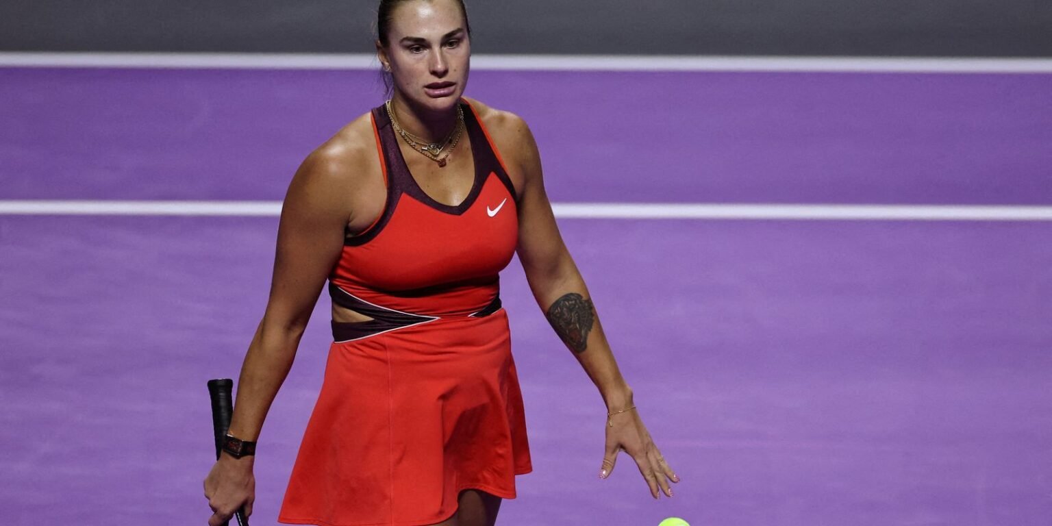 Sabalenka diz não ser justo que mulheres enfrentem atletas trans Sabalenka diz nao ser justo que mulheres enfrentem atletas trans