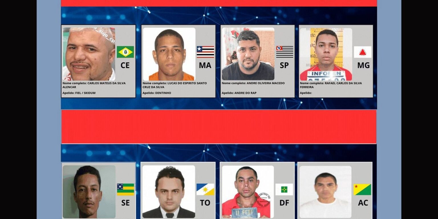Ministério da Justiça lança site com foragidos mais procurados do país lista dos procurados suspa