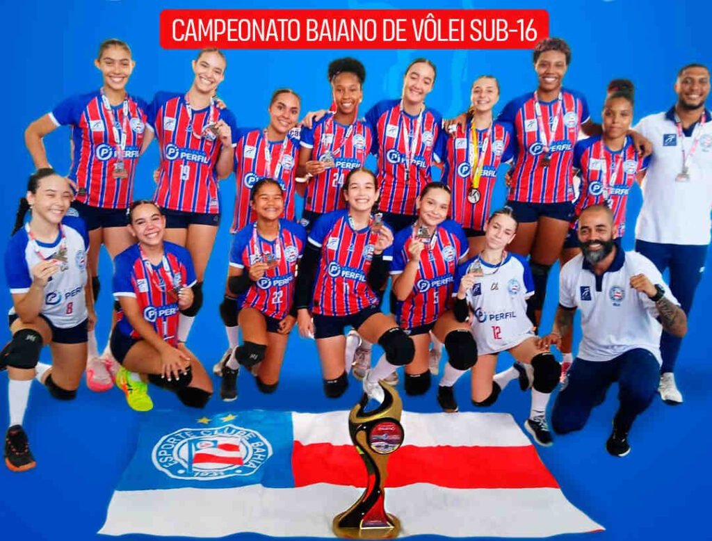 Bahia Associação conquista título baiano no vôlei e piloto tricolor é campeão no rally volei bahia sub 16