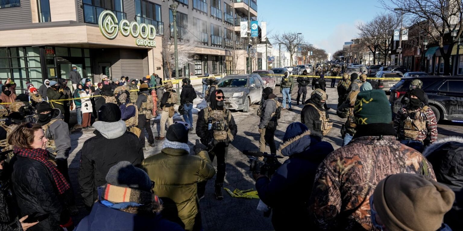 Agentes do ICE matam homem durante protesto em Minneapolis, nos EUA 2026 01 24t181119z 1 lynxmpem0n0e3 rtroptp 4 eua ice matam minneapolis