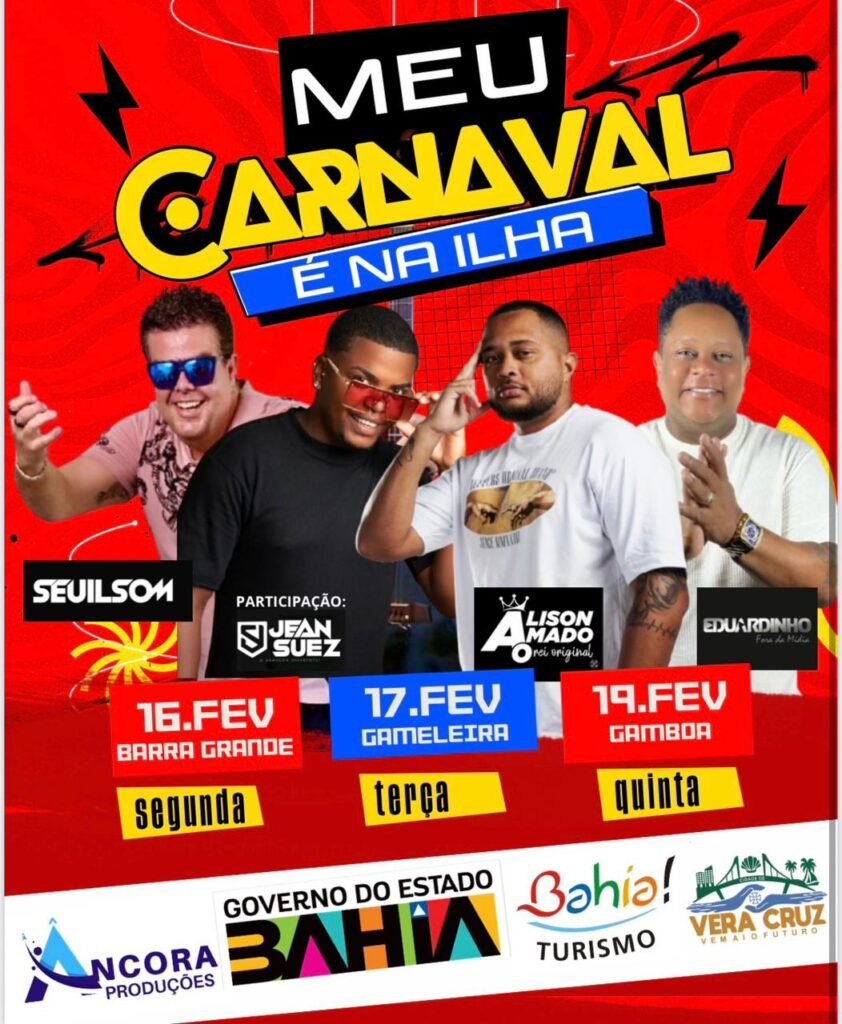 Projeto “Meu Carnaval é na Ilha” leva grandes atrações e animação à Ilha de Vera Cruz IMG 20260129 WA0008