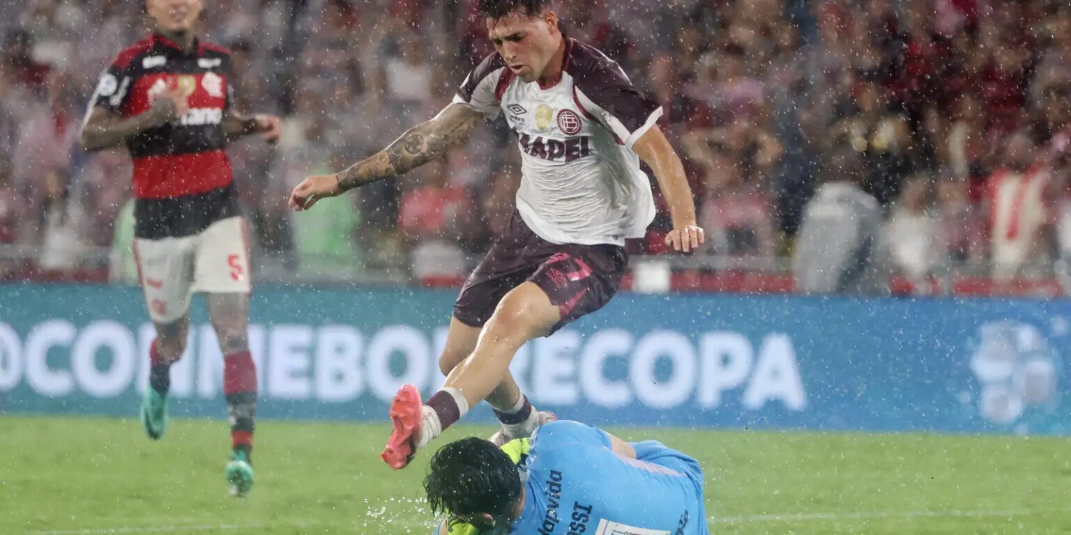 Flamengo luta, mas sucumbe diante do Lanús e perde título da Recopa 2026 02 27t023206z 356967823 up1em2r071gf9 rtrmadp 3 soccer recopa fla lan