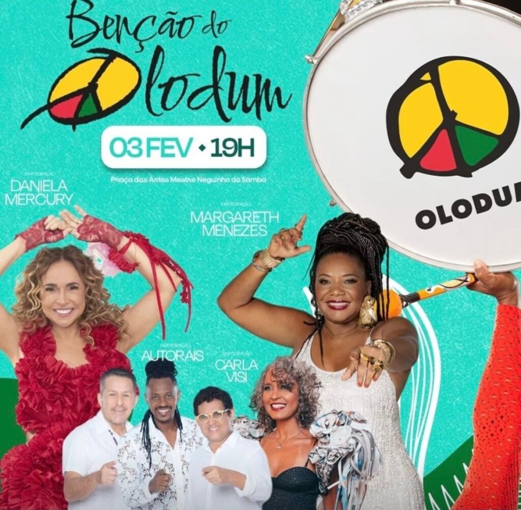 Carla Visi, Margareth Menezes e Daniela Mercury participam da última Benção do Olodum no Pelourinho IMG 8211