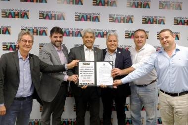 Governo do Estado assina ordem de serviço para construção de ponte em Alcobaça Foto2020JoC3A120SouzaGOVB2028129