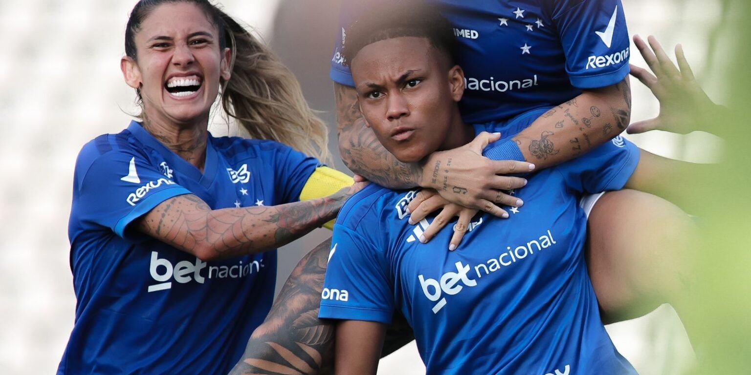 Cruzeiro derrota Atlético-MG em clássico pelo Brasileirão Feminino cruzeiro2