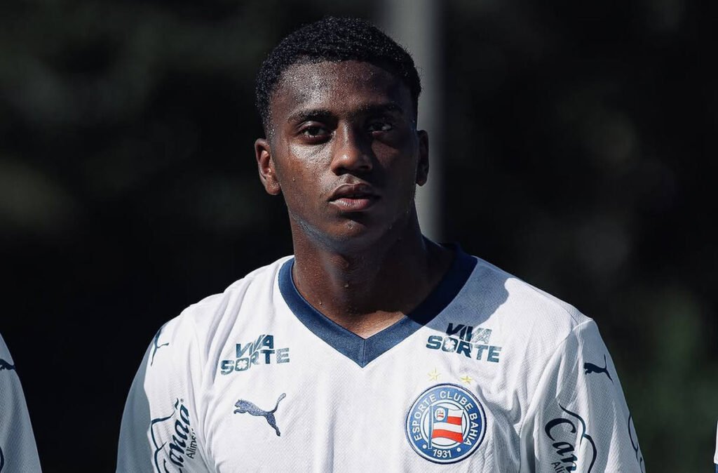 Baiano sub-20: Bahia goleia por 4 a 0 fora de casa com três gols de centroavante ryan nascimento