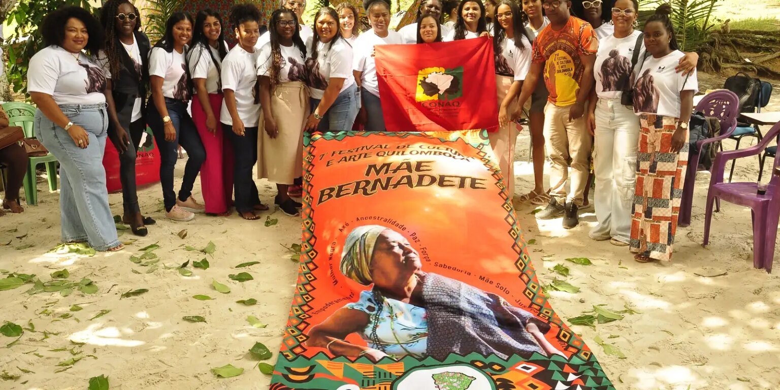 mulheres negras participantes do festival