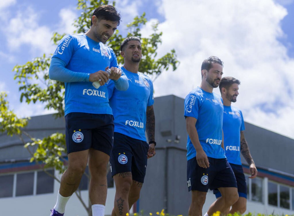 Elenco do Bahia ganha descanso e inicia semana livre para treinos na terça-feira treino bahia 1