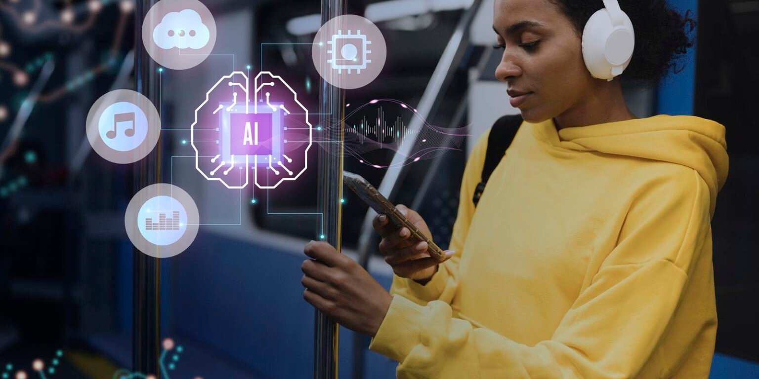 Festival debate futuro da mídia digital e inteligência artificial pessoa que usa a ferramenta ai no trabalho