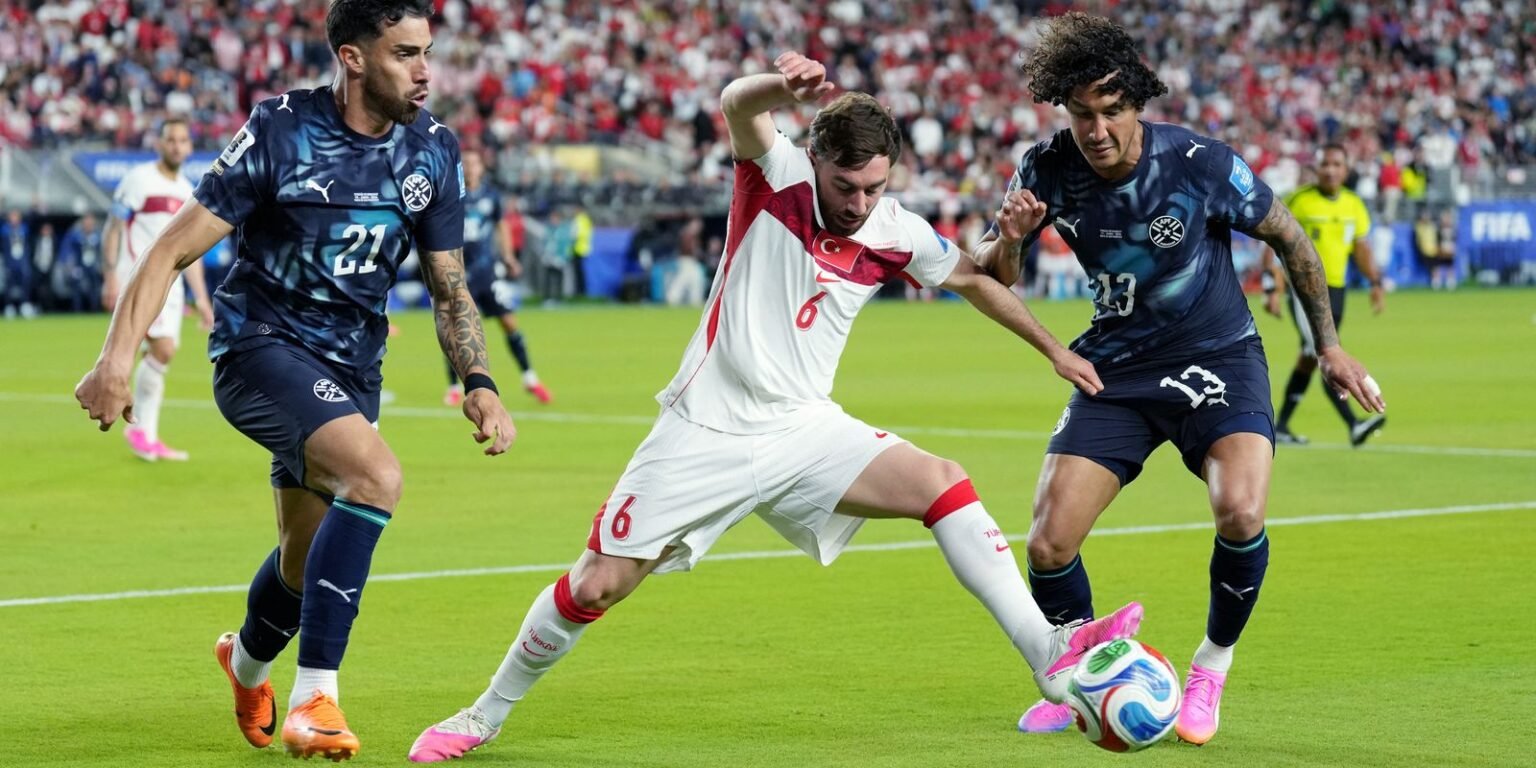 Paraguai vence por 1 a 0 e elimina Turquia no grupo D da Copa 2026 06 20t052220z 1664427004 up1em6k0ex6wu rtrmadp 3 soccer worldcup tur pry