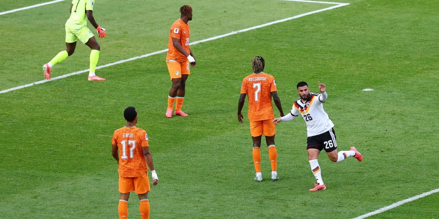 Alemanha vira sobre a Costa do Marfim e garante vaga na próxima fase 2026 06 20t220557z 1216862179 up1em6k1p3l0l rtrmadp 3 soccer worldcup ger civ