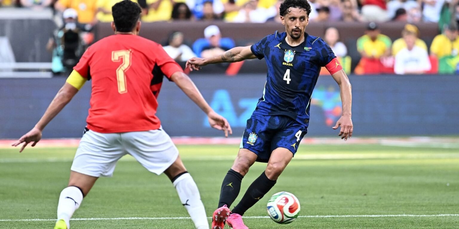 Brasil supera Egito em ultimo compromisso antes da Copa do