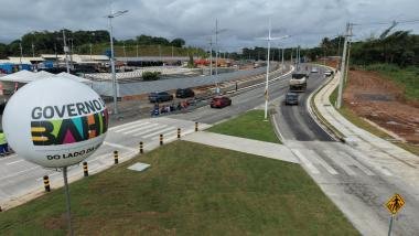 Duplicação da Estrada do Derba amplia mobilidade e integra Salvador ao futuro sistema do VLT InauguraC3A7C3A3o20da20duplicaC3A7C3A3o20da20Estrada20do20Derba.20Foto20JoC3A120S