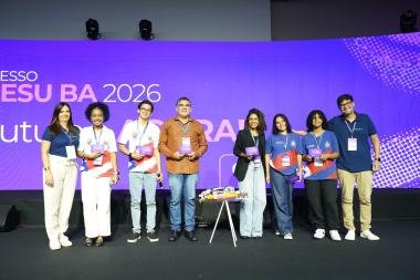 Estudantes da rede estadual baiana apresentam projetos de ciência e tecnologia no maior evento do setor na Bahia WhatsApp20Image202026 06 0920at2016.44.44