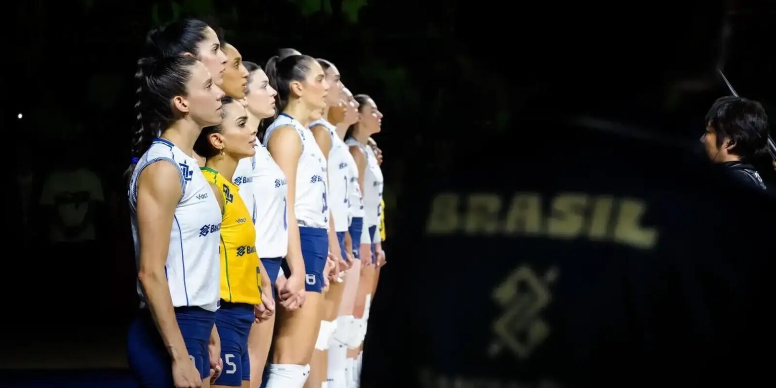 Brasil perde por 3 a 0 para Tailandia na Liga
