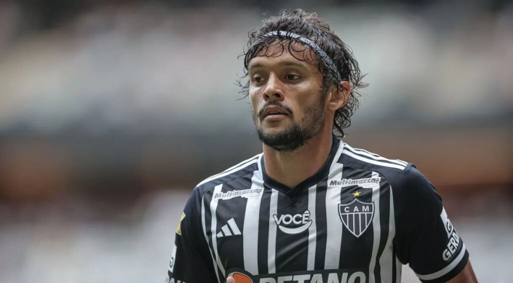 Atlético-MG terá retorno de meia após lesão e ‘nova zaga’ contra o Bahia Gustavo Scarpa Atletico x Bahia