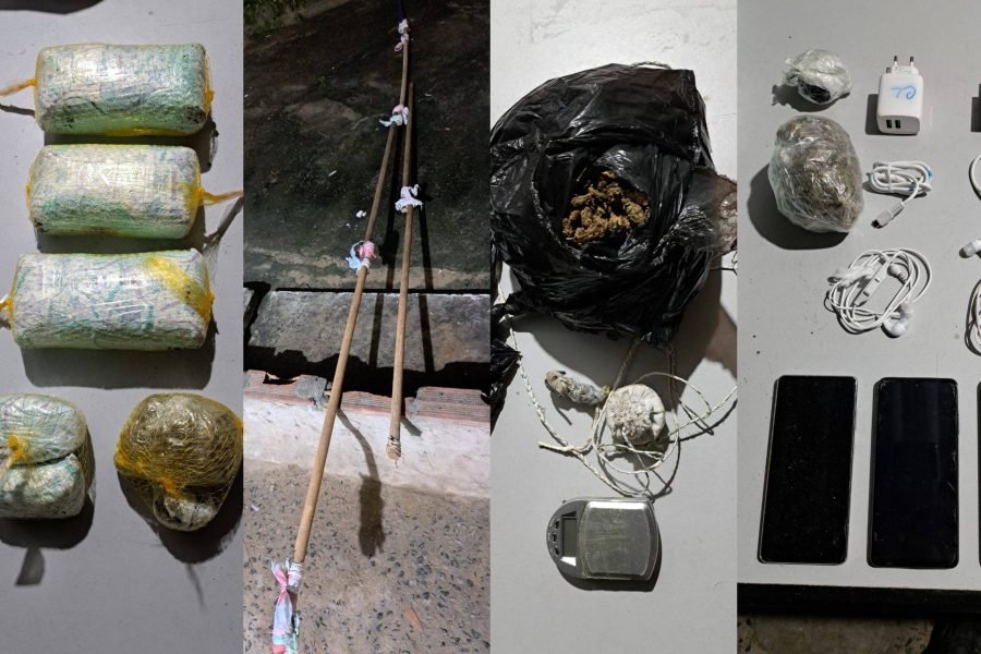 Detentos usam varas para recolher drogas e celulares arremessados por cima de muro em presídio de Salvador IMG 3656 900x600 1