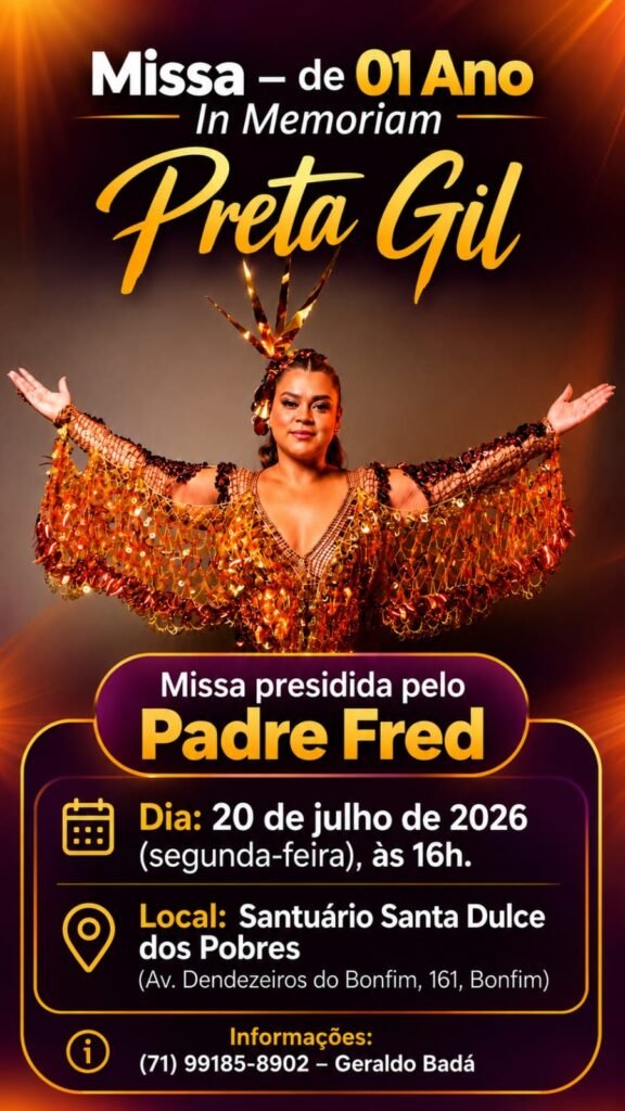 Salvador recebe exibição especial dos documentários em homenagem a Preta Gil 1 b9c42505 3340 47f2 ad6c a03486902c84