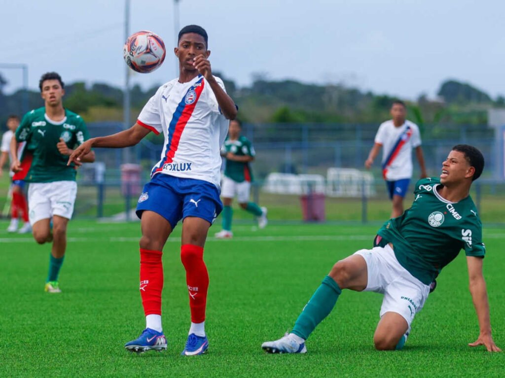 Bahia empata em casa com o Palmeiras pelo Brasileirão sub-17 bahia sub 17 1