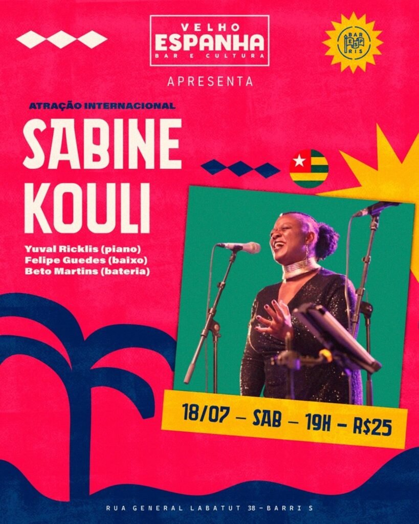 Cantora Togolesa Sabine Kouli faz apresentação inédita no Velho Espanha 1 f004ccb9 c83f 46d3 92f5 5f1f69973087
