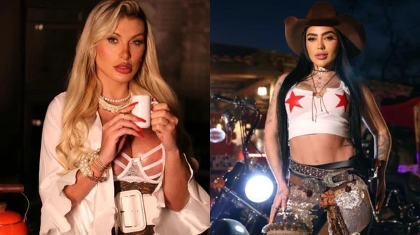 TRETA NO RANCHO: Andressa Urach e MC Mirella partem para agressão durante festa andressa urach e mc mirella 3387678 article