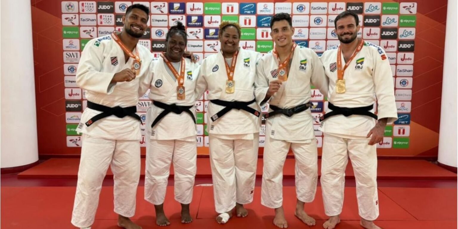 Brasil é campeão geral do Grand Prix de judô no Peru com 11 medalhas brasil campeao gp de judo lima 2026