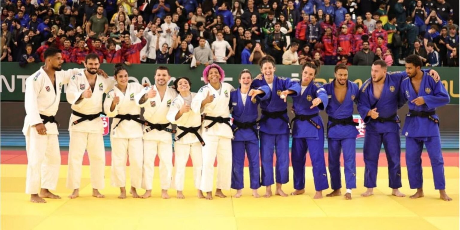 Brasil derrota Alemanha e leva título do Desafio Internacional de Judô brasil vence desafio de judo contra alemanha 2026